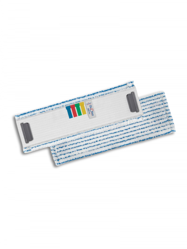 Rezerva mop Globo Skill-Fur, Filmop, din microfibra, cu micro-clapete si etichete codificate pe culori - 413K00