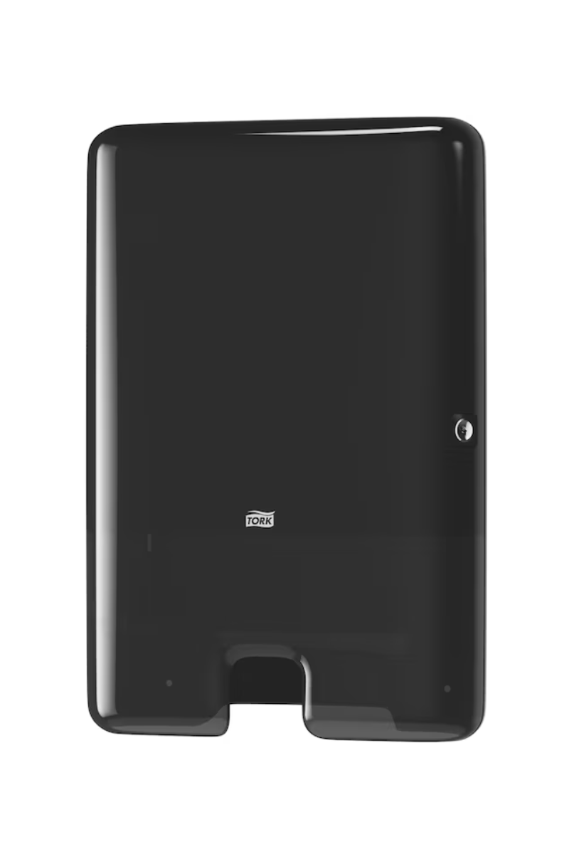 Dispenser prosoape mâini, Tork, Xpress® Multifold, negru, H2 - 552008