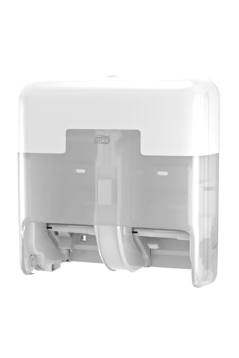 Dispenser hârtie igienică role fără tub, Tork, OptiServe, alb, 4 role, T7 – 558051