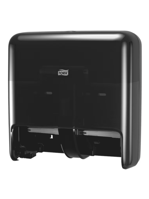 Dispenser hârtie igienică role fără tub, Tork, OptiServe, negru, 4 role, T7 – 558052