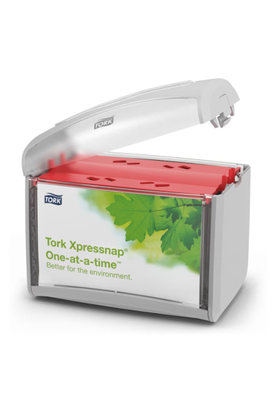 Dispenser de șervețele de masă, Tork Xpressnap® Tabletop, gri deschis, N4 - 272613