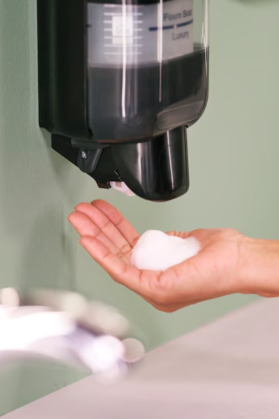 Dispenser pentru sapun și dezinfectant maini, Tork, negru, Elevation design, S5 - 565208