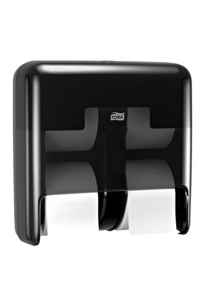 Dispenser hârtie igienică role fără tub, Tork, OptiServe, negru, 4 role, T7 – 558052