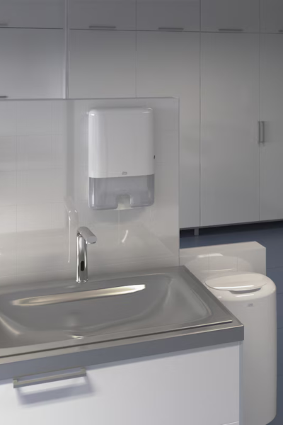 Dispenser prosoape de mâini, Tork, Xpress® Multifold, alb, H2 - 552000