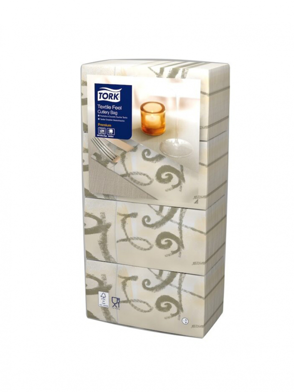 Servetele de Masa cu buzunar Textile Feel Symphony Premium Alb - 13660