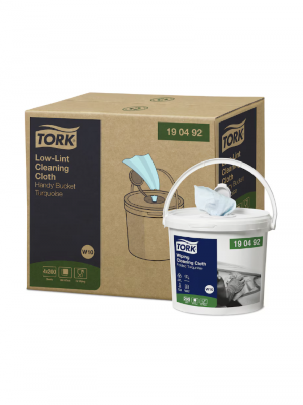 Galetusa cu Lavete pentru Curatare Tork Low-Lint Handy Bucket (200 buc) - 190492
